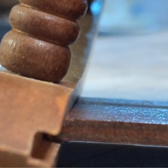 Miniature Doll baby Wooden musical Doll Rocking Chair - Picture 5 of 12